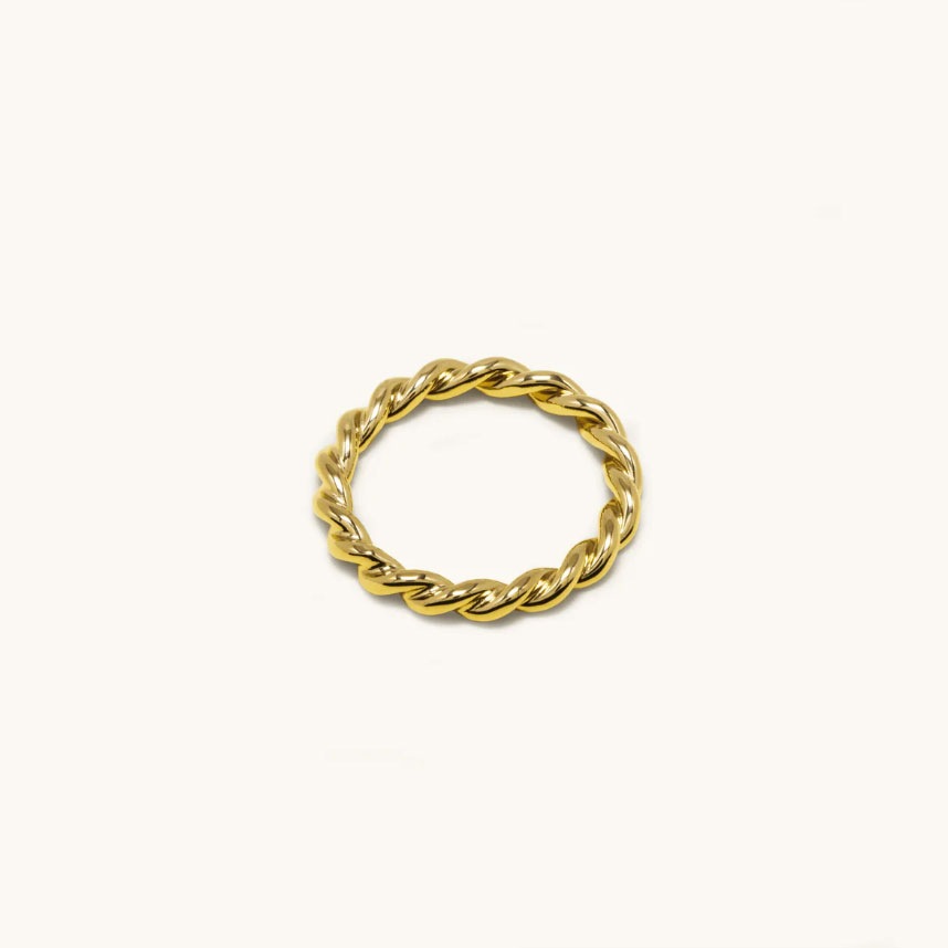 ALT ����� : 3.0 twisted ring ��� (gold vermeil)