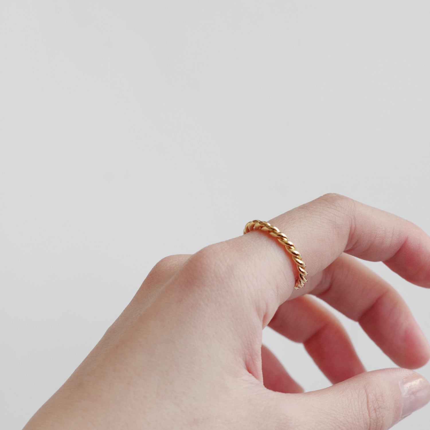 ALT ����� : 3.0 twisted ring ��� (gold vermeil)