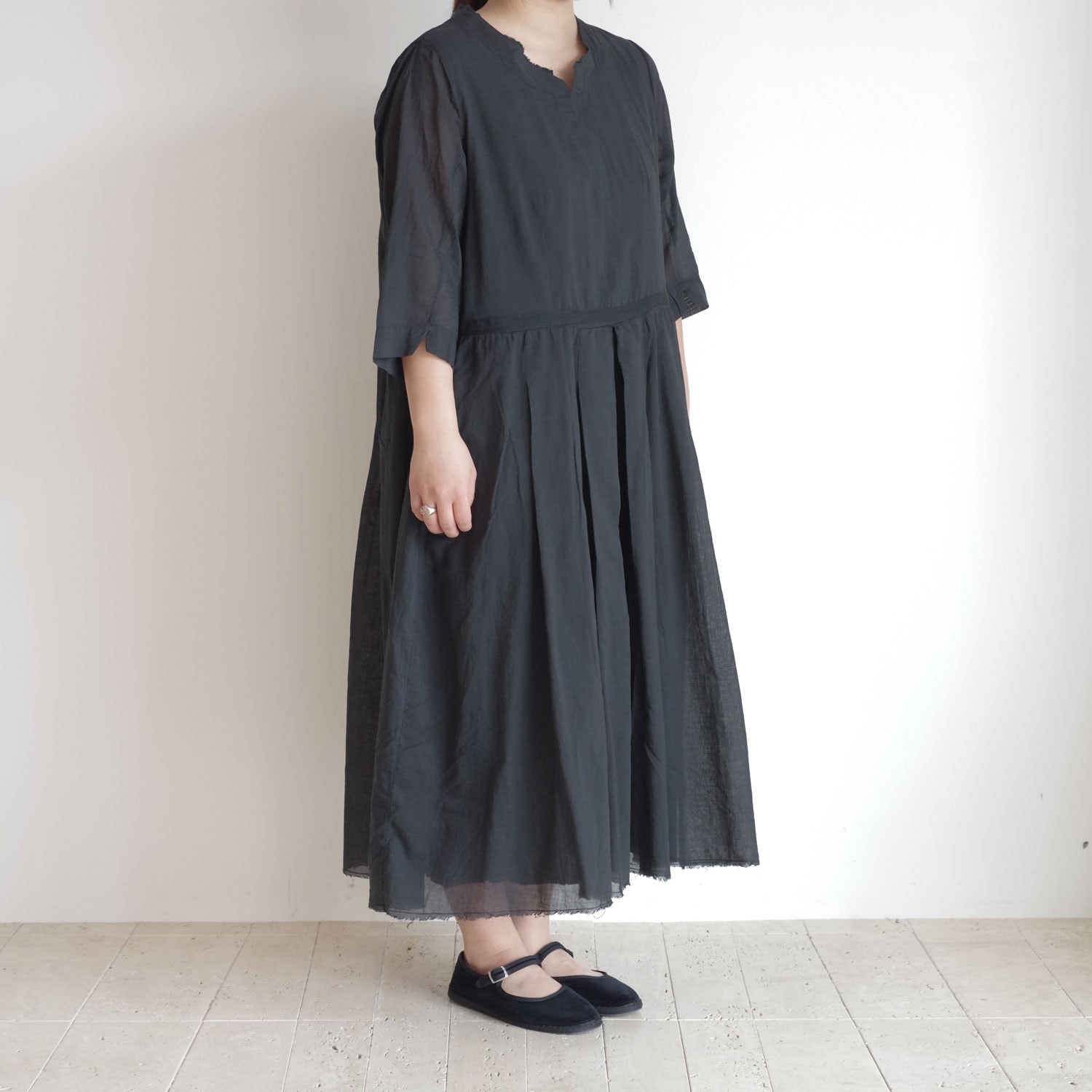 H+ HANNOH WESSEL ���å���ץ�她���Ρ��������� : Darja DRESS��BLACK) ���ԡ���