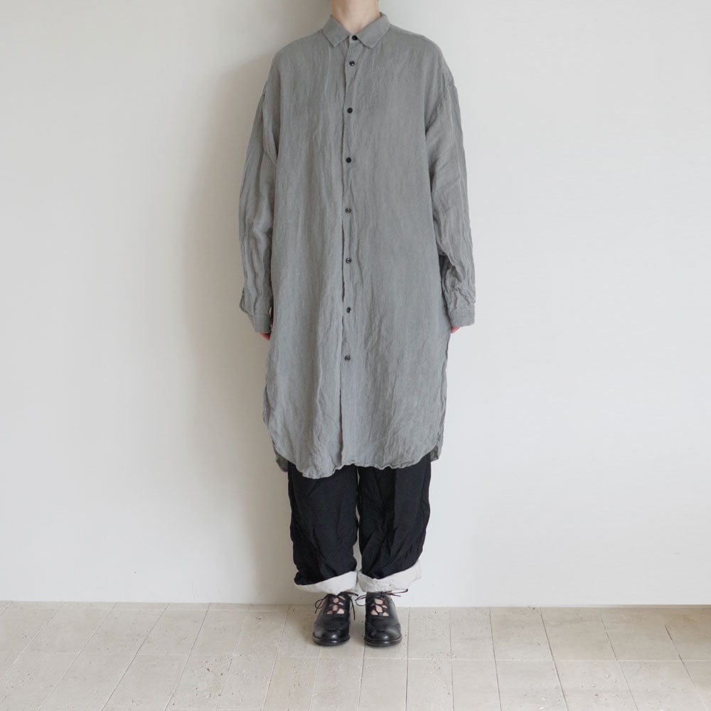 GARMENT REPRODUCTION OF WORKERS : WIDE SHIRT LONG �磻�ɥ���ĥ���