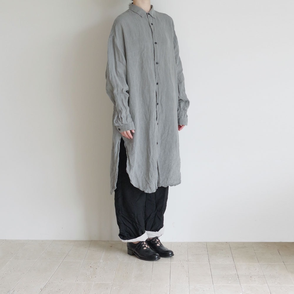 GARMENT REPRODUCTION OF WORKERS : WIDE SHIRT LONG �磻�ɥ���ĥ���