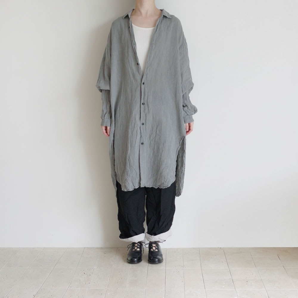 GARMENT REPRODUCTION OF WORKERS : WIDE SHIRT LONG �磻�ɥ���ĥ���