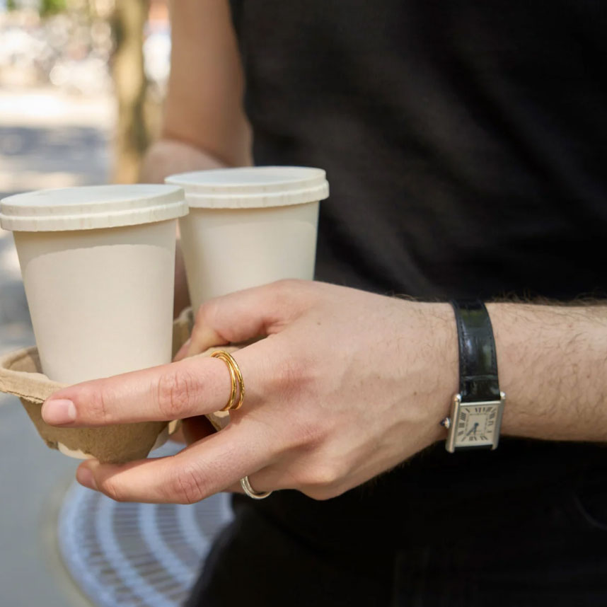 ALT ����� : 2.0 double spiral ring ��� (gold vermeil)