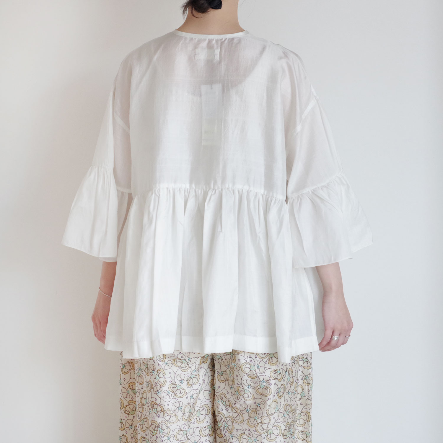 BUNON ֥Υ : Wide Sleeve Ribbon Blouse 륯磻ɥ꡼֥֥饦