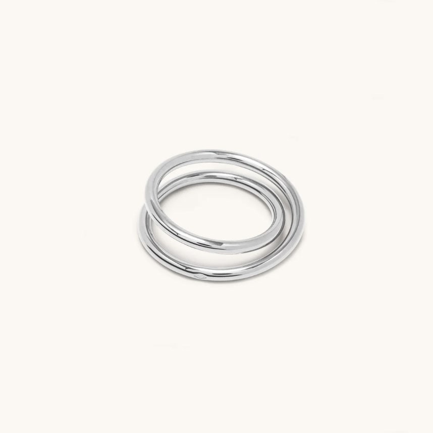 ALT ����� : 2.0 double spiral ring ��� (sterling sivler)