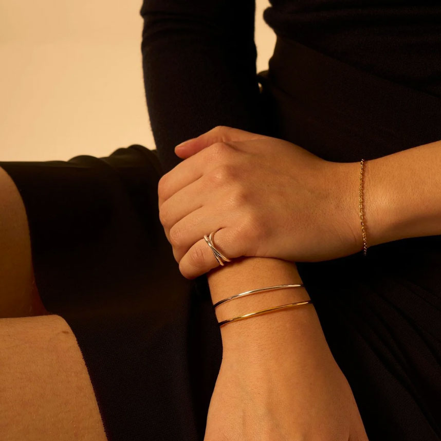 ALT ����� : 2.0 double spiral ring ��� (sterling sivler)