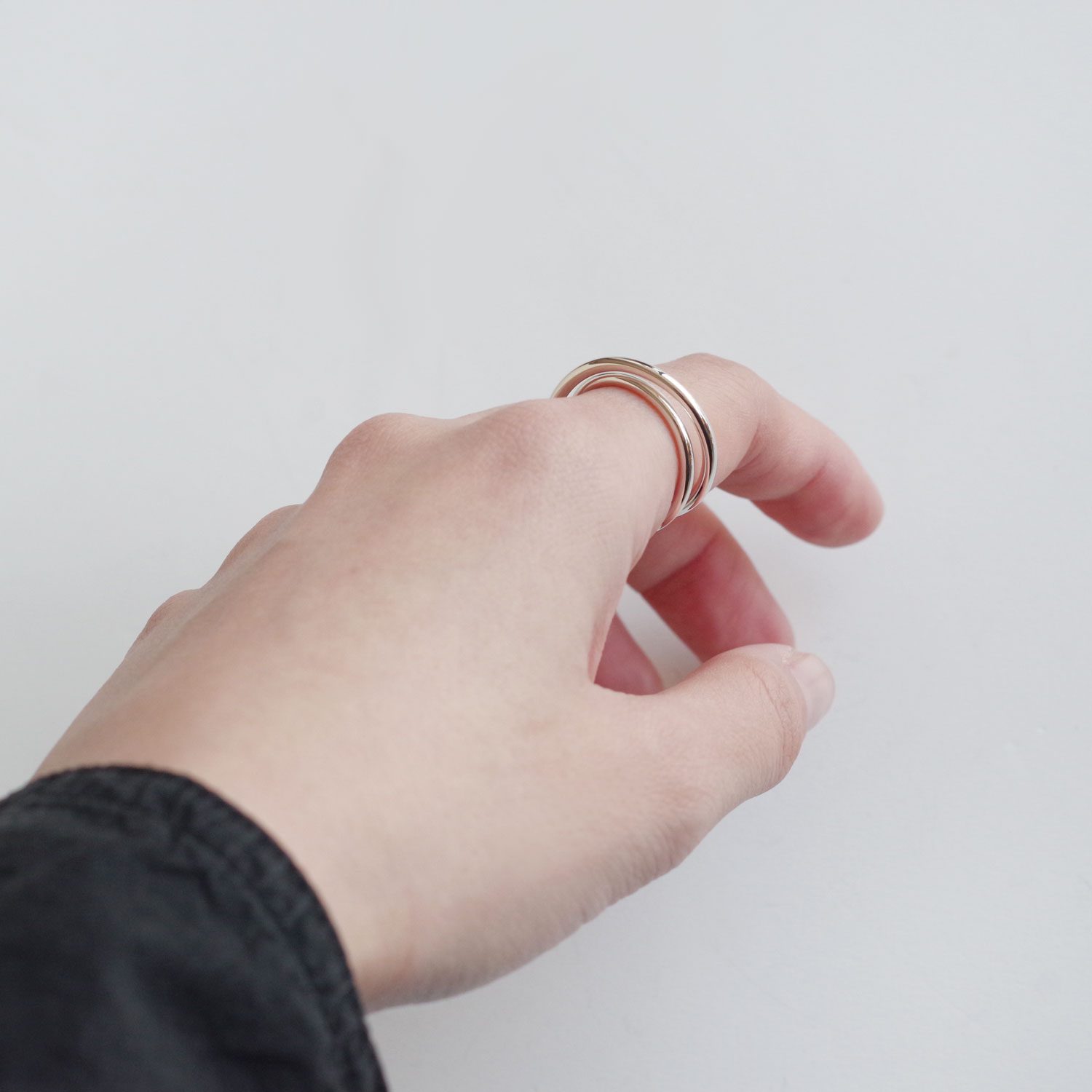 ALT ����� : 2.0 double spiral ring ��� (sterling sivler)