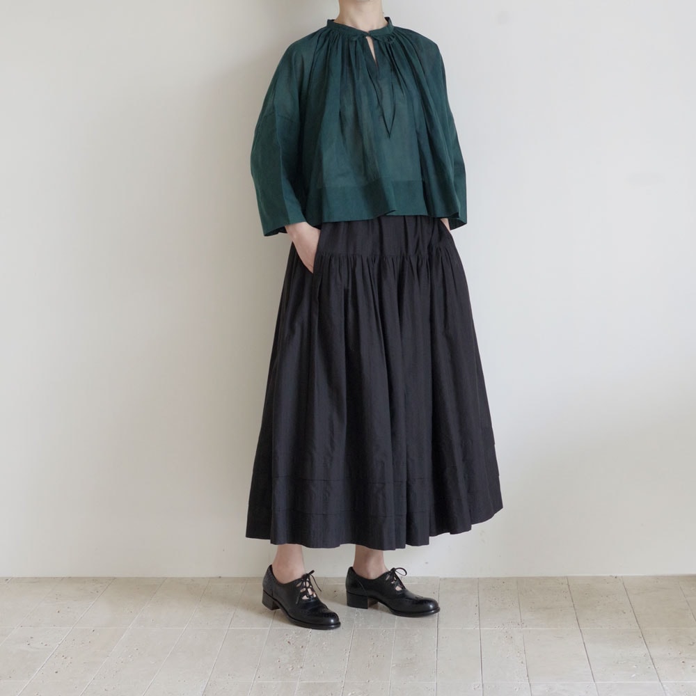 ECOLE DE CURIOSITES ��������ɥ���ꥪ���� : BETTY ���㥶���֥饦�� (Indigo green/LIMITED)