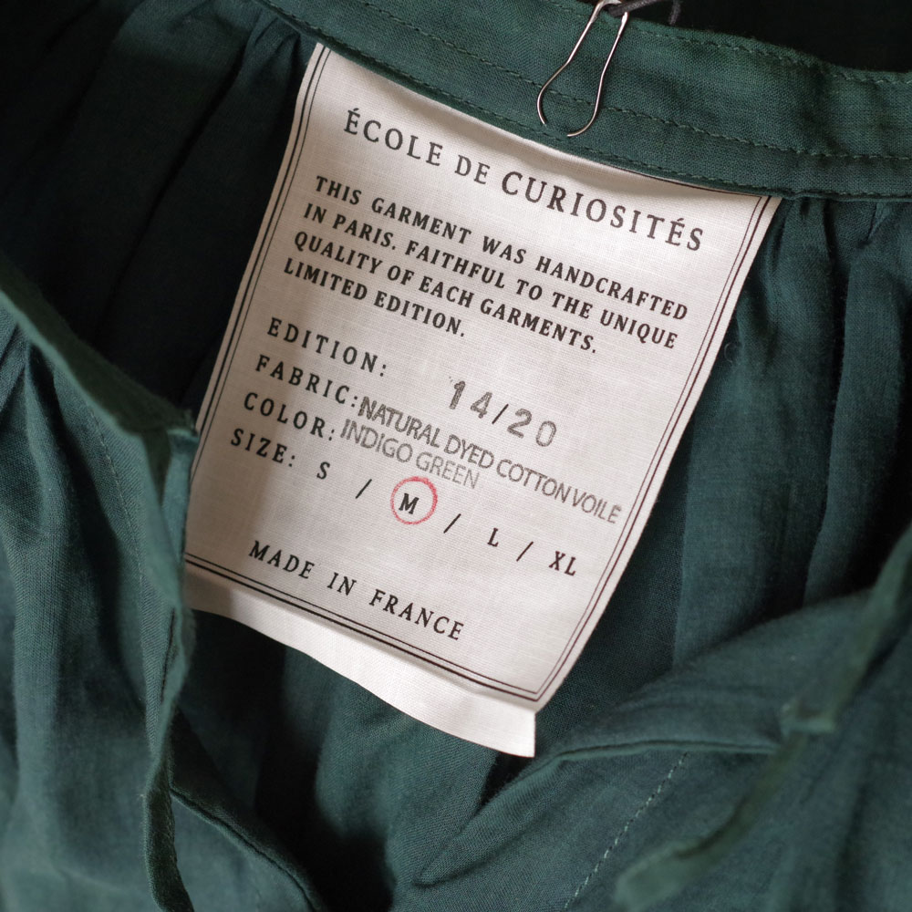 ECOLE DE CURIOSITES ��������ɥ���ꥪ���� : BETTY ���㥶���֥饦�� (Indigo green/LIMITED)