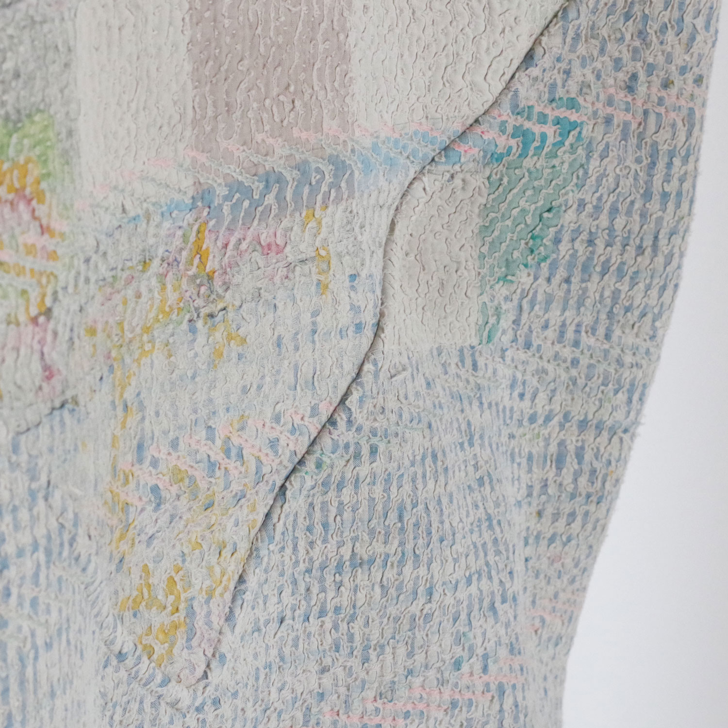 NAMAI �ʥޥ���THE LADHIYA QUILTED PATCHWORK KANTHA JACKET ��С����֥륫�󥿥���ȥ��㥱�å�