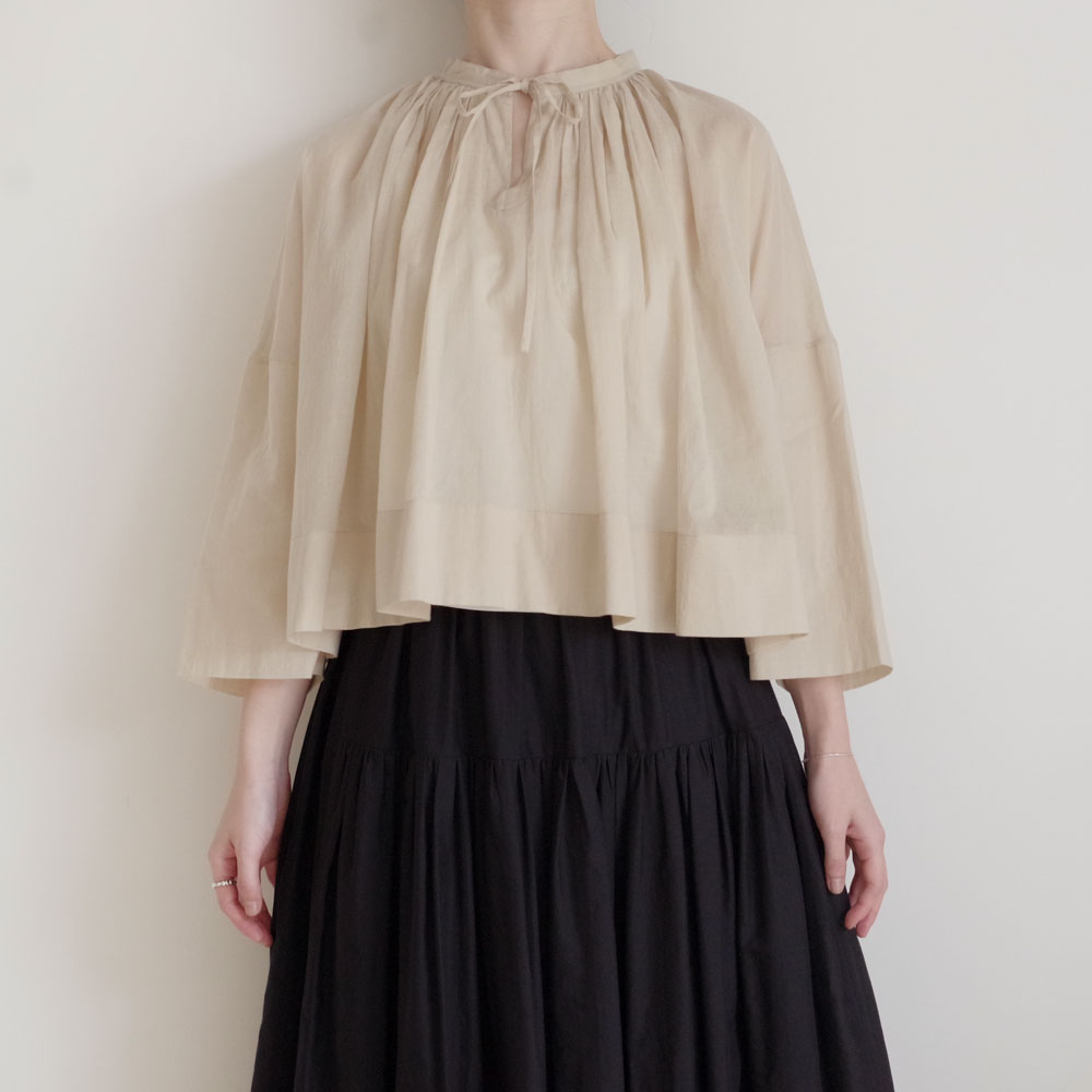 ECOLE DE CURIOSITES ��������ɥ���ꥪ���� : BETTY ���㥶���֥饦�� (Indigo beige/LIMITED)