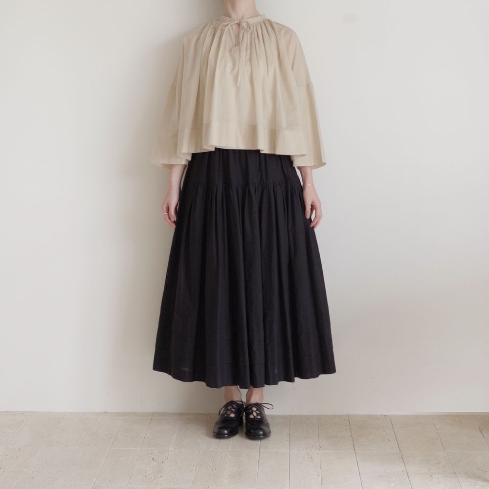 ECOLE DE CURIOSITES ��������ɥ���ꥪ���� : BETTY ���㥶���֥饦�� (Indigo beige/LIMITED)