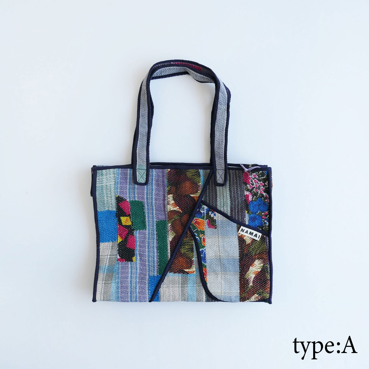 NAMAI �ʥޥ���THE RAKSA QUILTED KANTHA BAG ���󥿥���ȥХå�(ba91-2604-26)