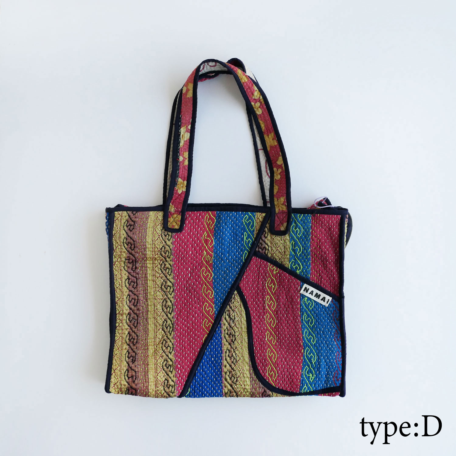 NAMAI �ʥޥ���THE RAKSA QUILTED KANTHA BAG ���󥿥���ȥХå�(ba91-2604-26)
