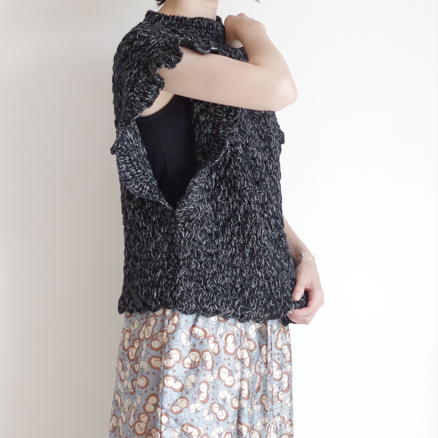 BUNON �֥Υ� : Hand Crochet Gilet �ϥ�ɥ�����������