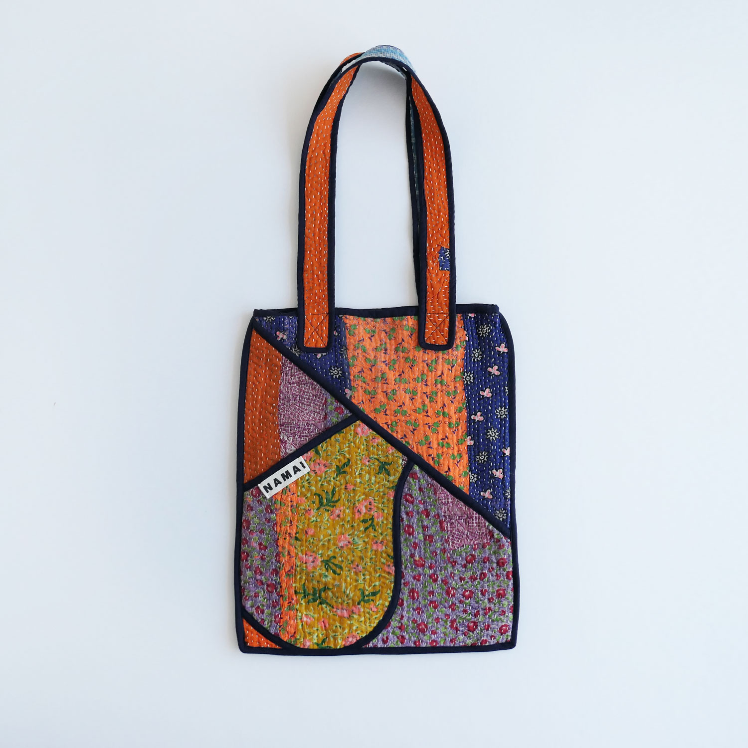 NAMAI �ʥޥ���THE TARUN QUILTED KANTHA BAG ���󥿥���ȥȡ��ȥХå�(A)