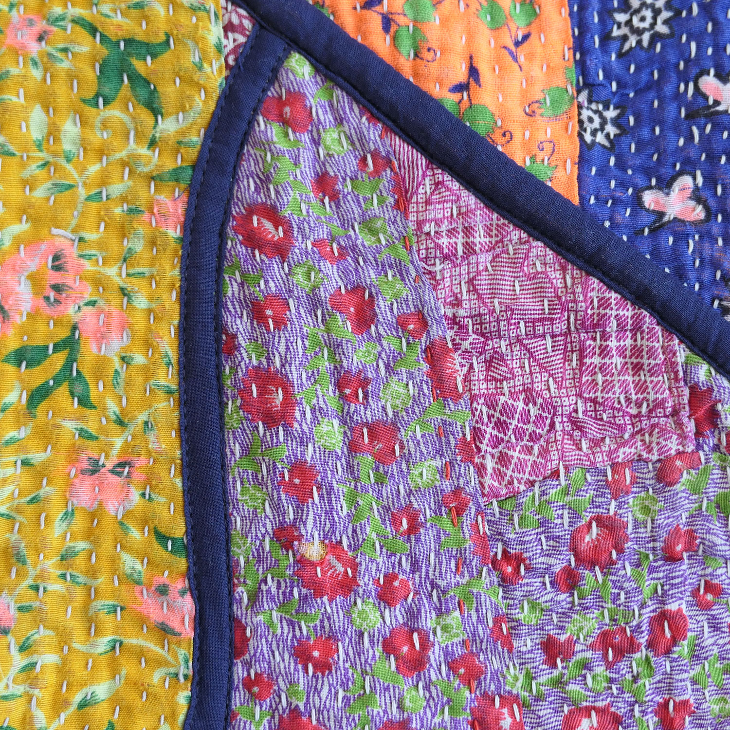 NAMAI �ʥޥ���THE TARUN QUILTED KANTHA BAG ���󥿥���ȥȡ��ȥХå�(A)