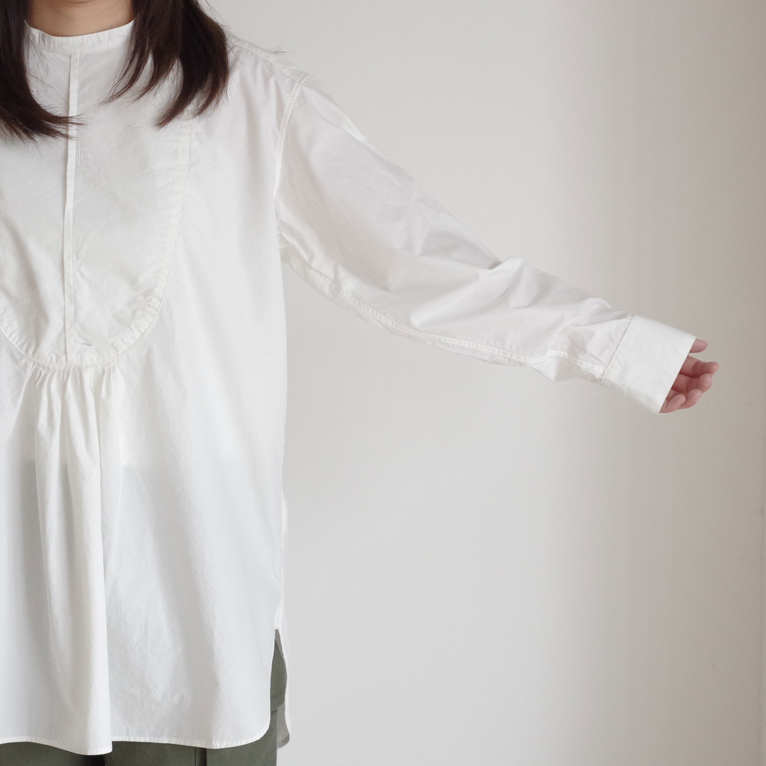 outil ���ƥ� : CHEMISIER COPRSIER (WHITE) �Хå������ץ󥷥��