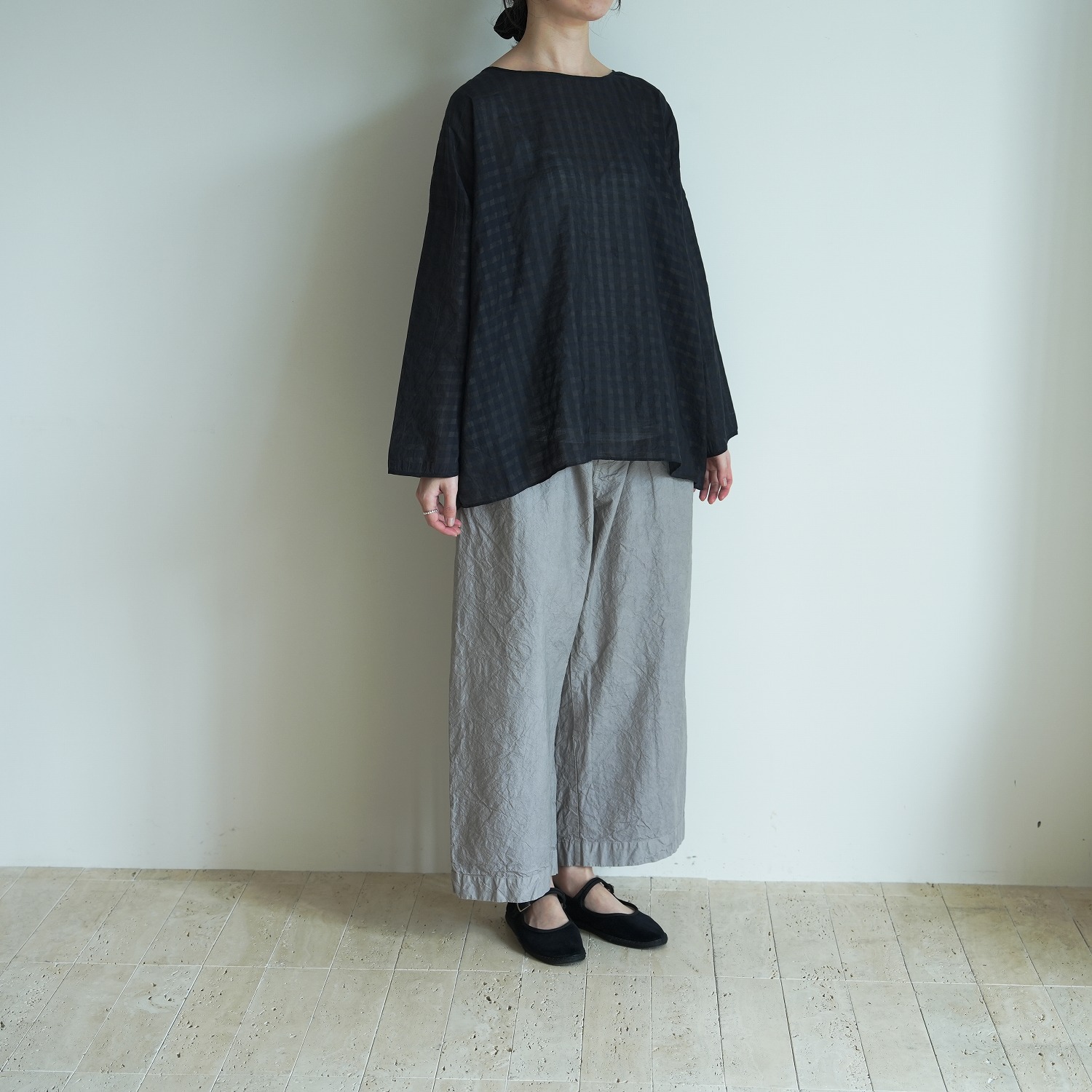 maison de soil �᥾��ɥ����� : DROP SHOULDER SMOCK �ɥ��åץ��������ץ륪���С�