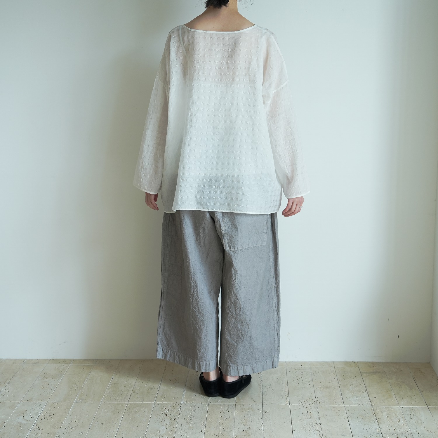 maison de soil �᥾��ɥ����� : DROP SHOULDER SMOCK �ɥ��åץ��������ץ륪���С�