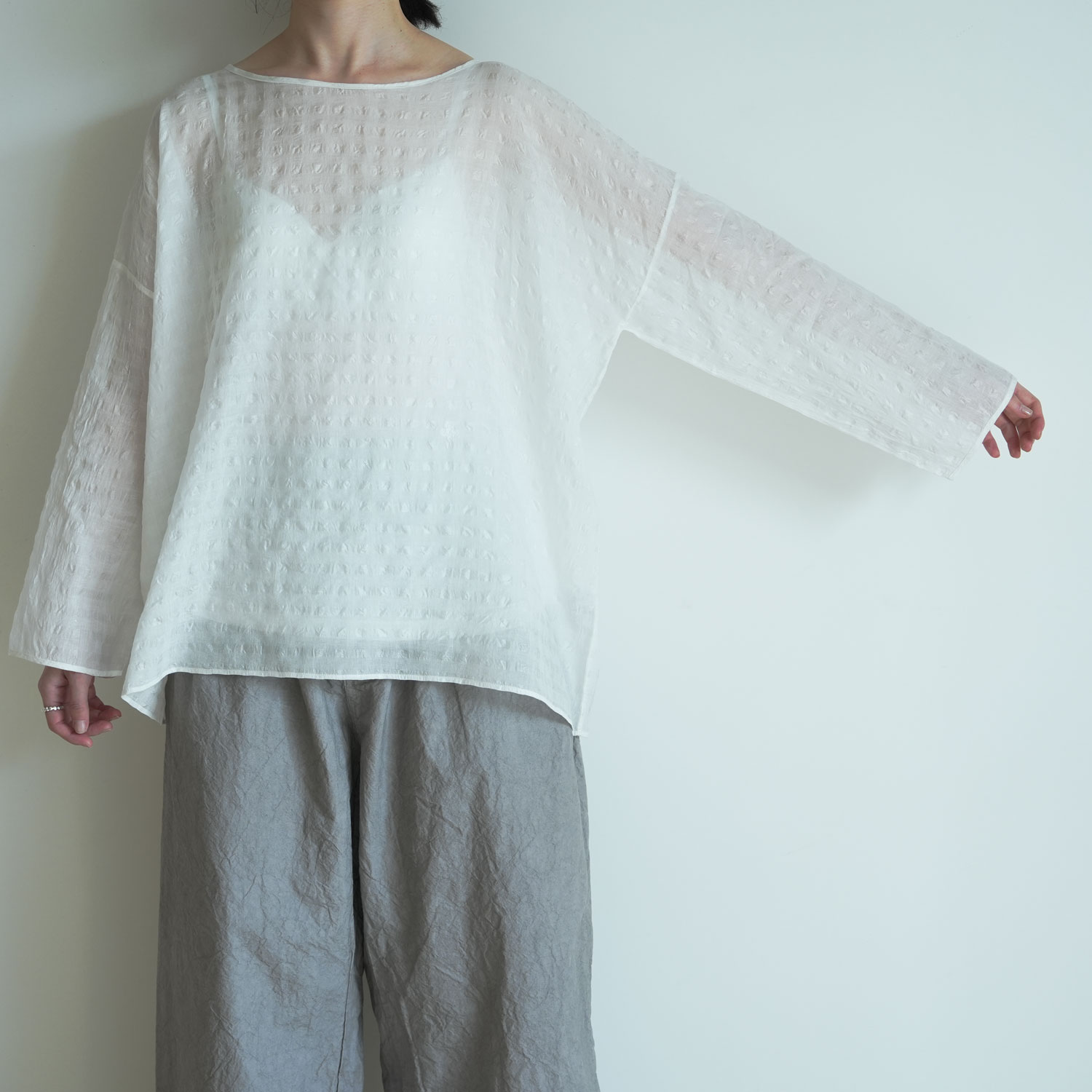maison de soil �᥾��ɥ����� : DROP SHOULDER SMOCK �ɥ��åץ��������ץ륪���С�
