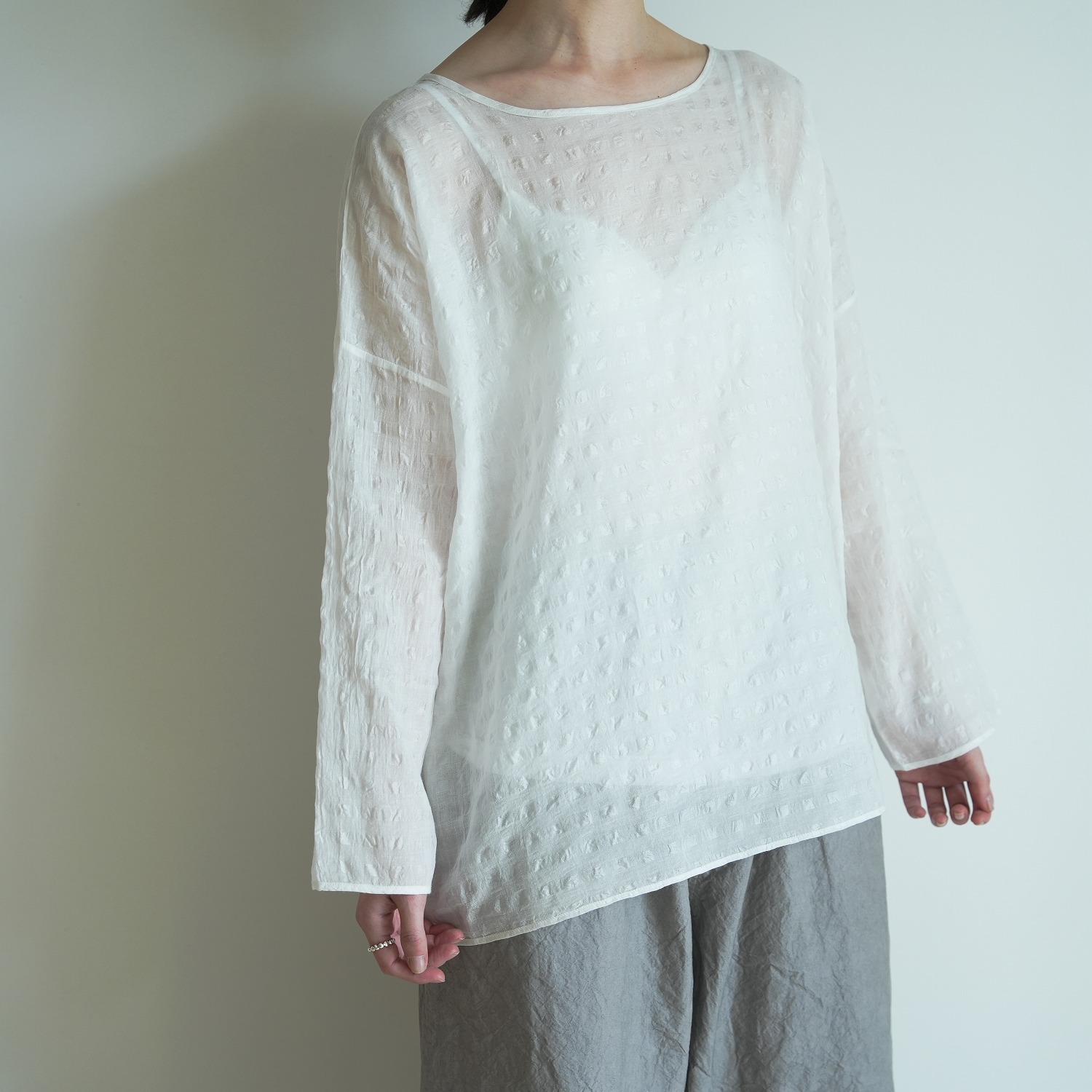 maison de soil �᥾��ɥ����� : DROP SHOULDER SMOCK �ɥ��åץ��������ץ륪���С�