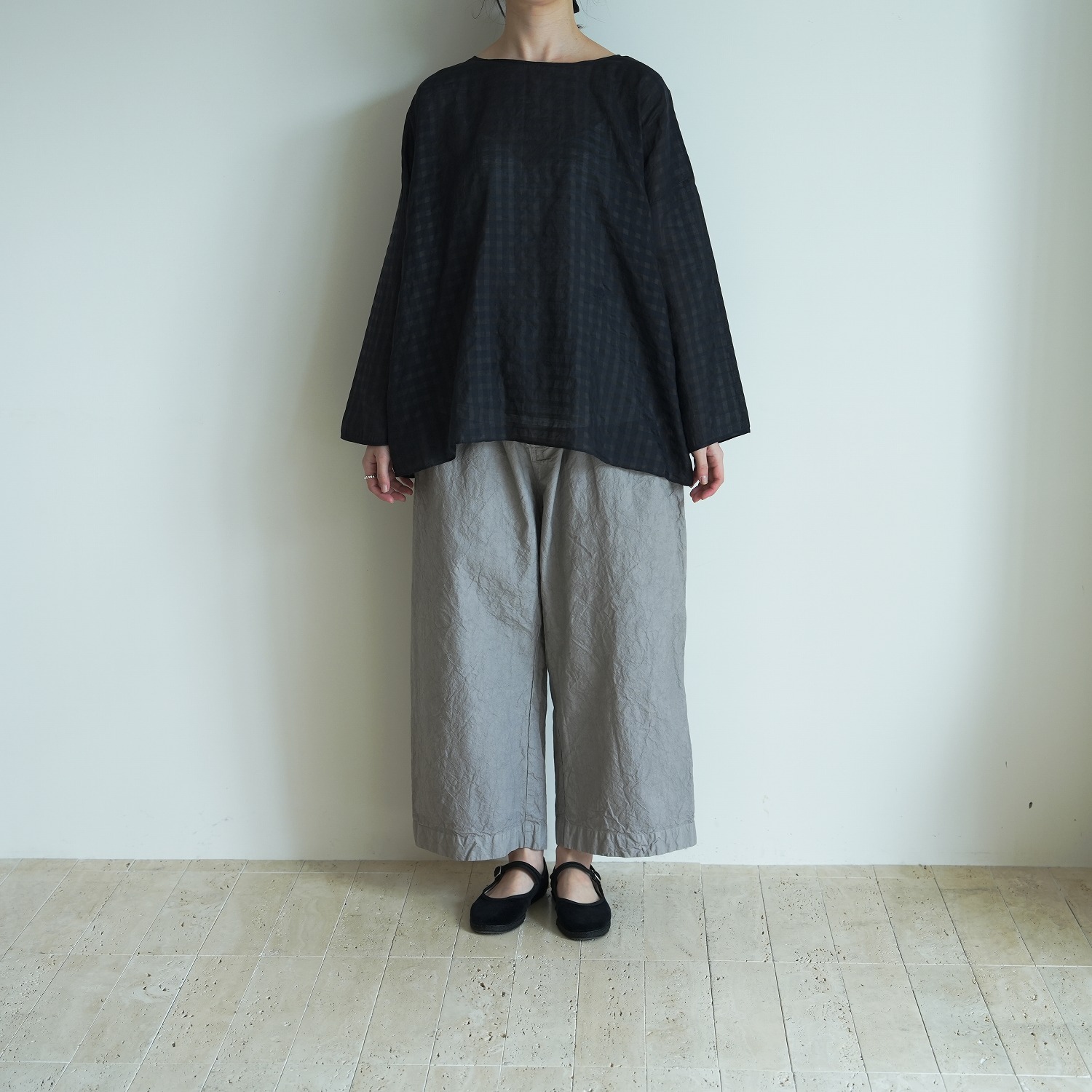maison de soil �᥾��ɥ����� : DROP SHOULDER SMOCK �ɥ��åץ��������ץ륪���С�