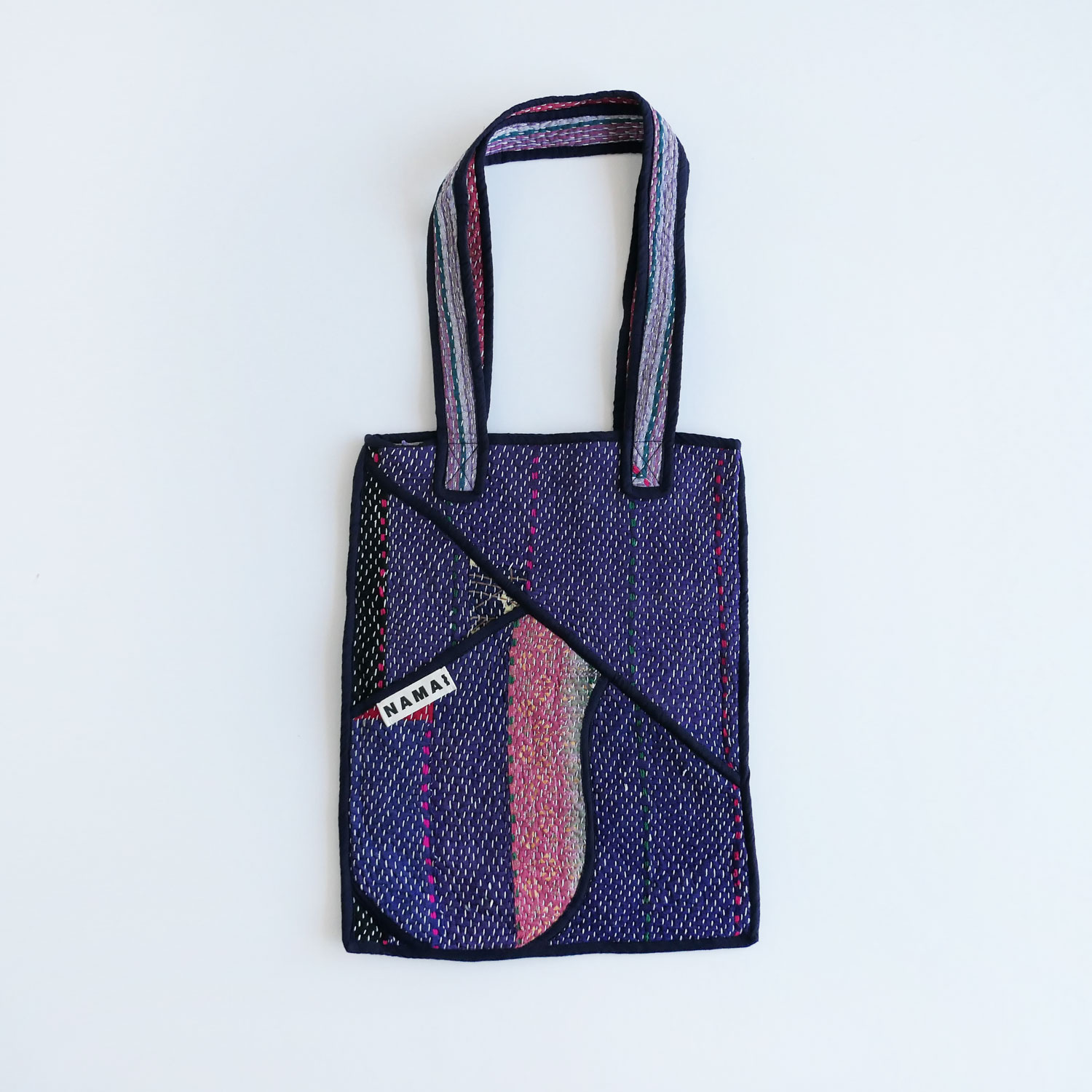NAMAI �ʥޥ���THE TARUN QUILTED KANTHA BAG ���󥿥���ȥȡ��ȥХå�(C)