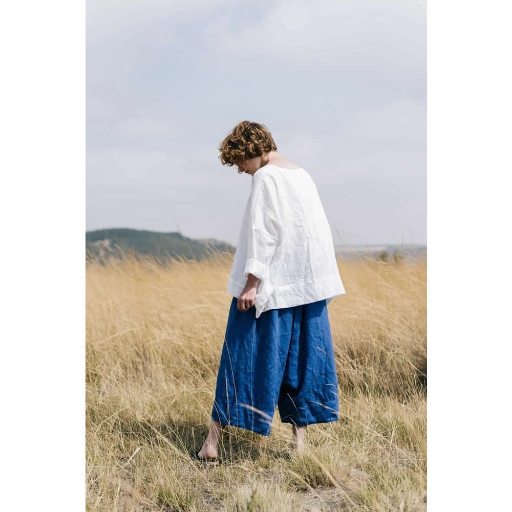 ��å����ܥ�� Metta Melbourne : YUKI LINEN TOP ��ͥ�֥饦��