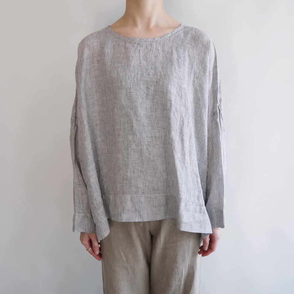 ��å����ܥ�� Metta Melbourne : YUKI LINEN TOP ��ͥ�֥饦��