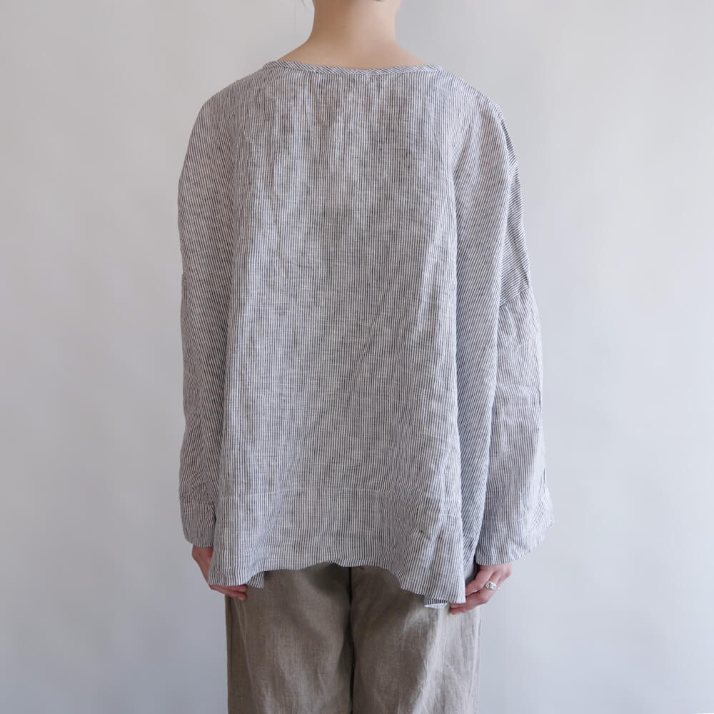 ��å����ܥ�� Metta Melbourne : YUKI LINEN TOP ��ͥ�֥饦��