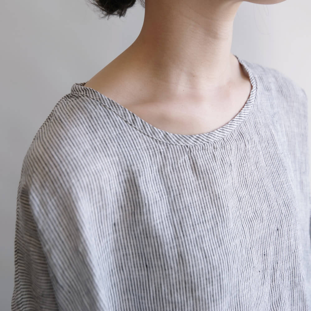 ��å����ܥ�� Metta Melbourne : YUKI LINEN TOP ��ͥ�֥饦��