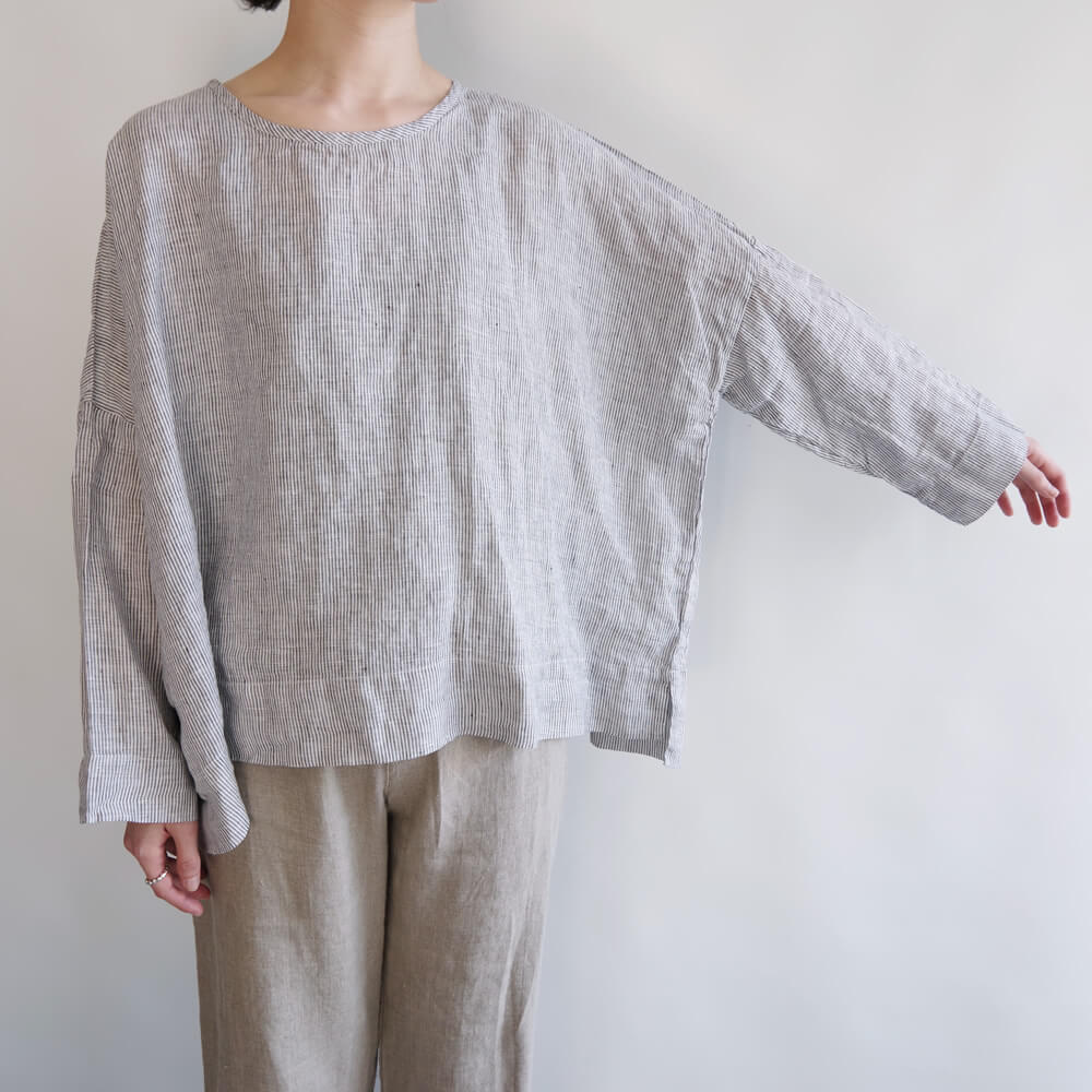 ��å����ܥ�� Metta Melbourne : YUKI LINEN TOP ��ͥ�֥饦��
