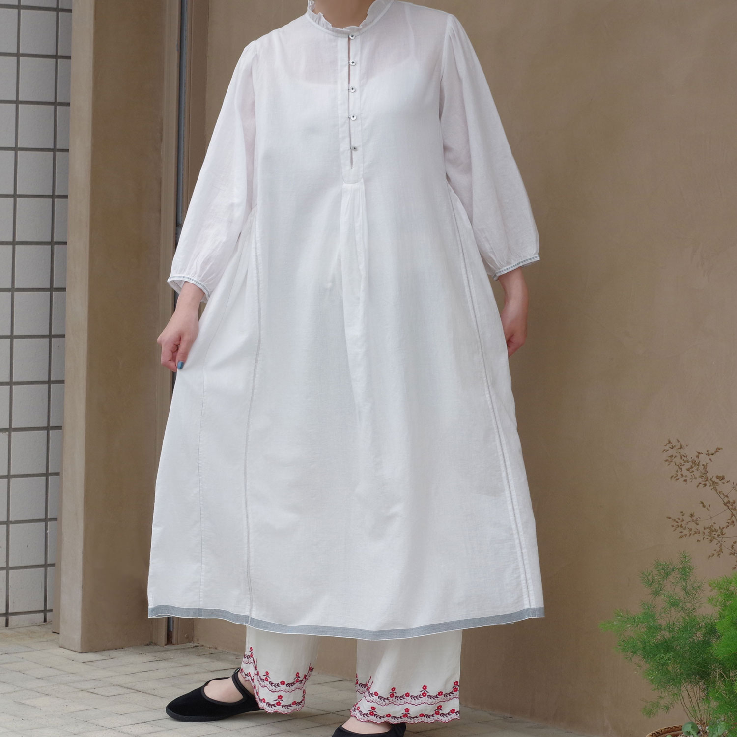 maku textiles �ޥ��ƥ��������륺 : STRAIGHT PAJAMA �ɽ����륯�磻�ɥѥ��