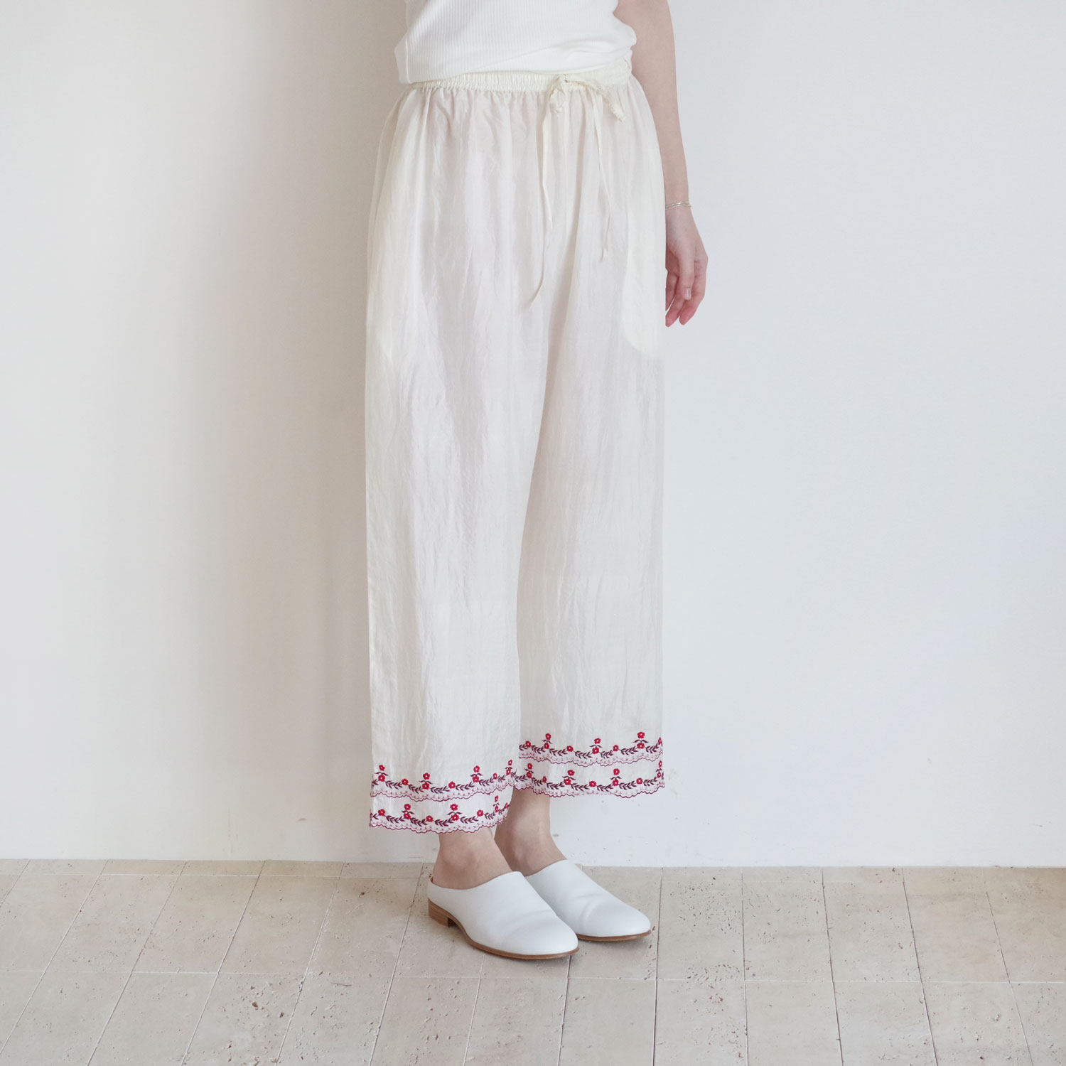 maku textiles �ޥ��ƥ��������륺 : STRAIGHT PAJAMA �ɽ����륯�磻�ɥѥ��