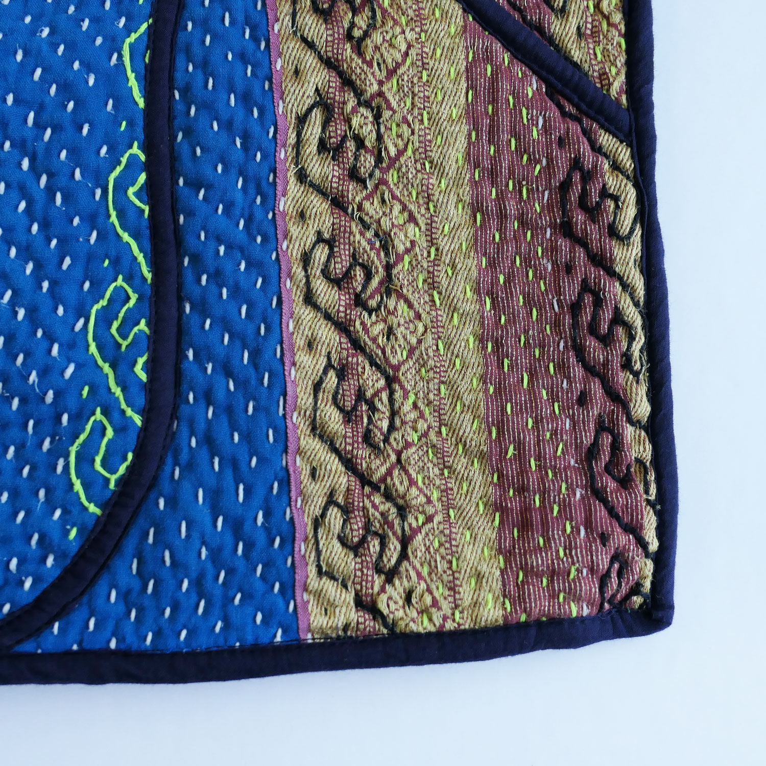 NAMAI �ʥޥ���THE TARUN QUILTED KANTHA BAG ���󥿥���ȥȡ��ȥХå�(D)