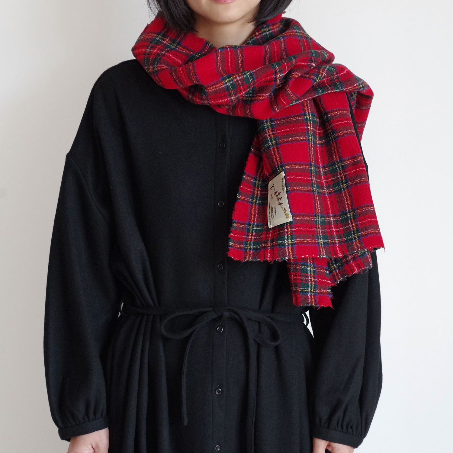 R&D.M.Co- ������ɥޥ󥺥ơ��顼 : WOOL TARTAN CHECK MUFFLER �����륿����������å��ޥե顼