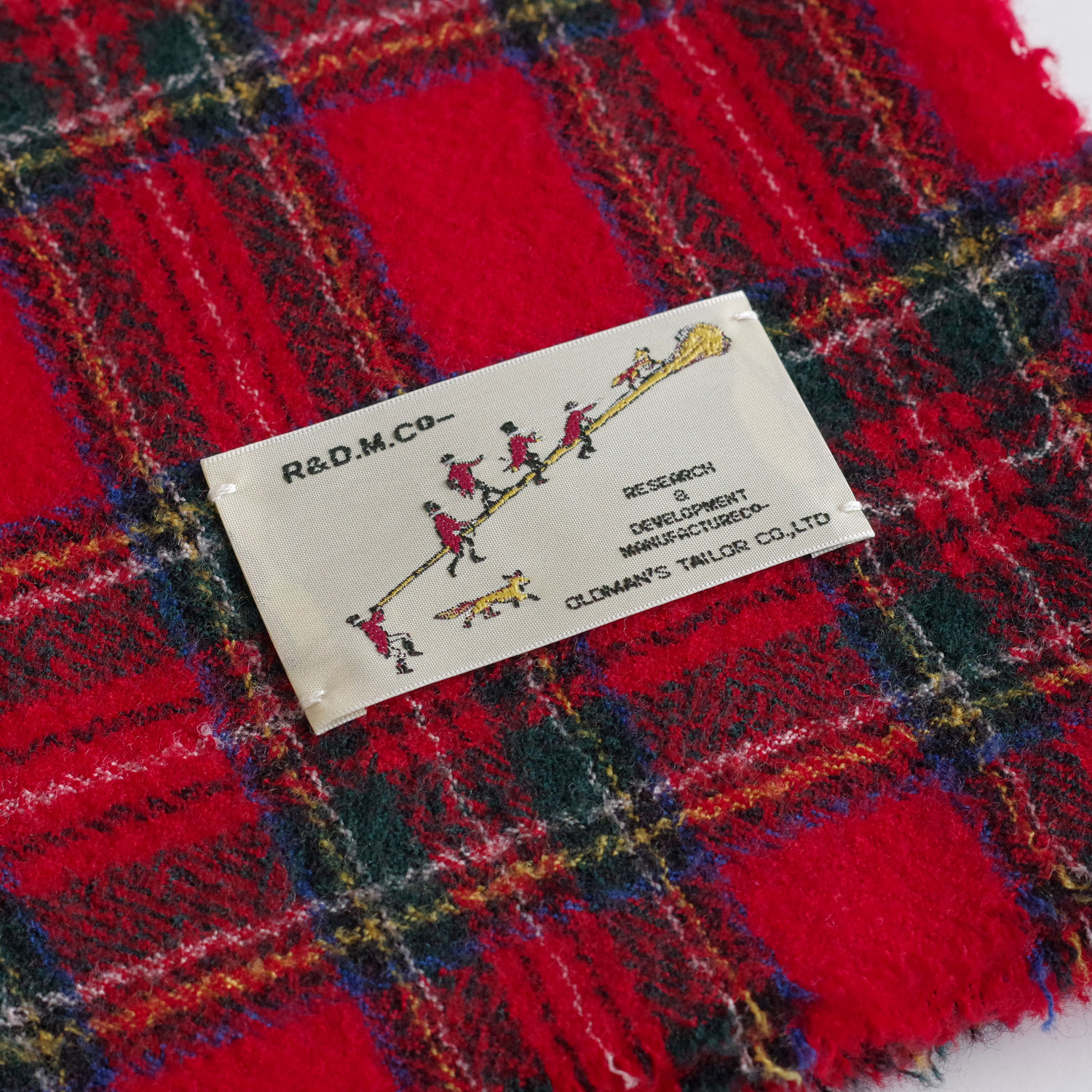 R&D.M.Co- ������ɥޥ󥺥ơ��顼 : WOOL TARTAN CHECK MUFFLER �����륿����������å��ޥե顼