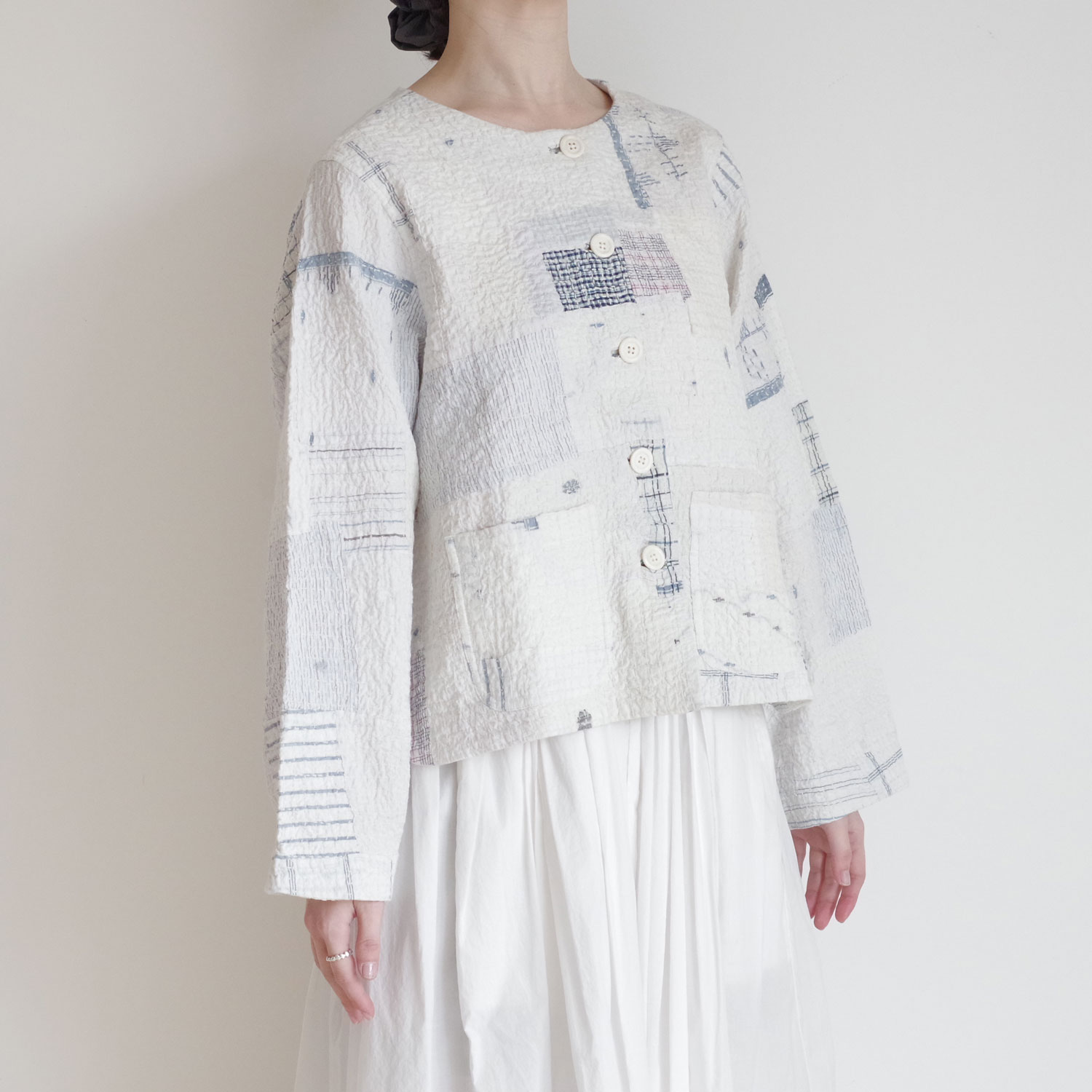 maku textiles �ޥ��ƥ��������륺 : BORO �Ρ����顼���󥿥��㥱�å�