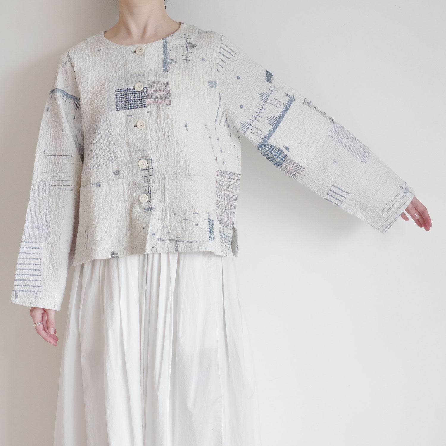 maku textiles �ޥ��ƥ��������륺 : BORO �Ρ����顼���󥿥��㥱�å�