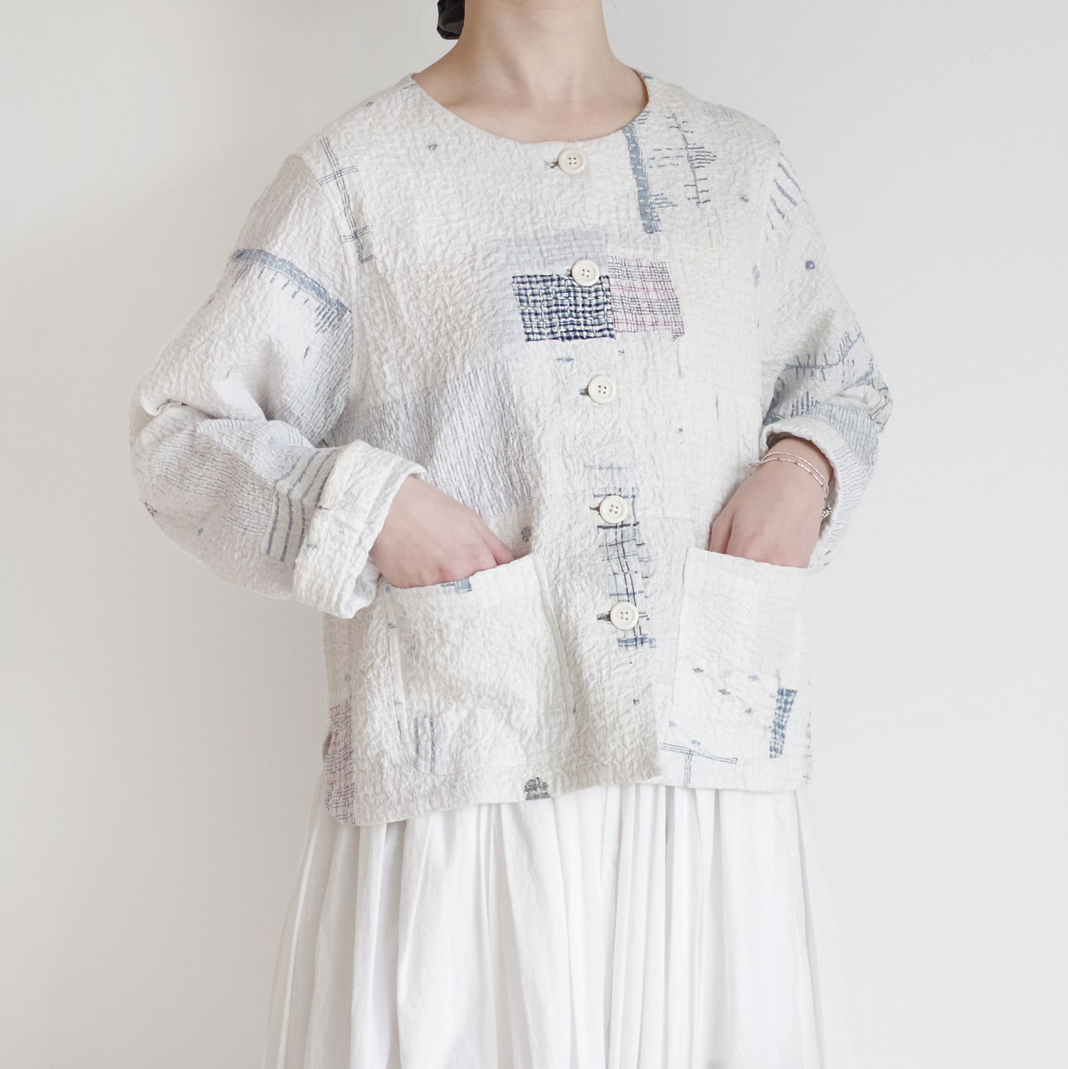 maku textiles �ޥ��ƥ��������륺 : BORO �Ρ����顼���󥿥��㥱�å�