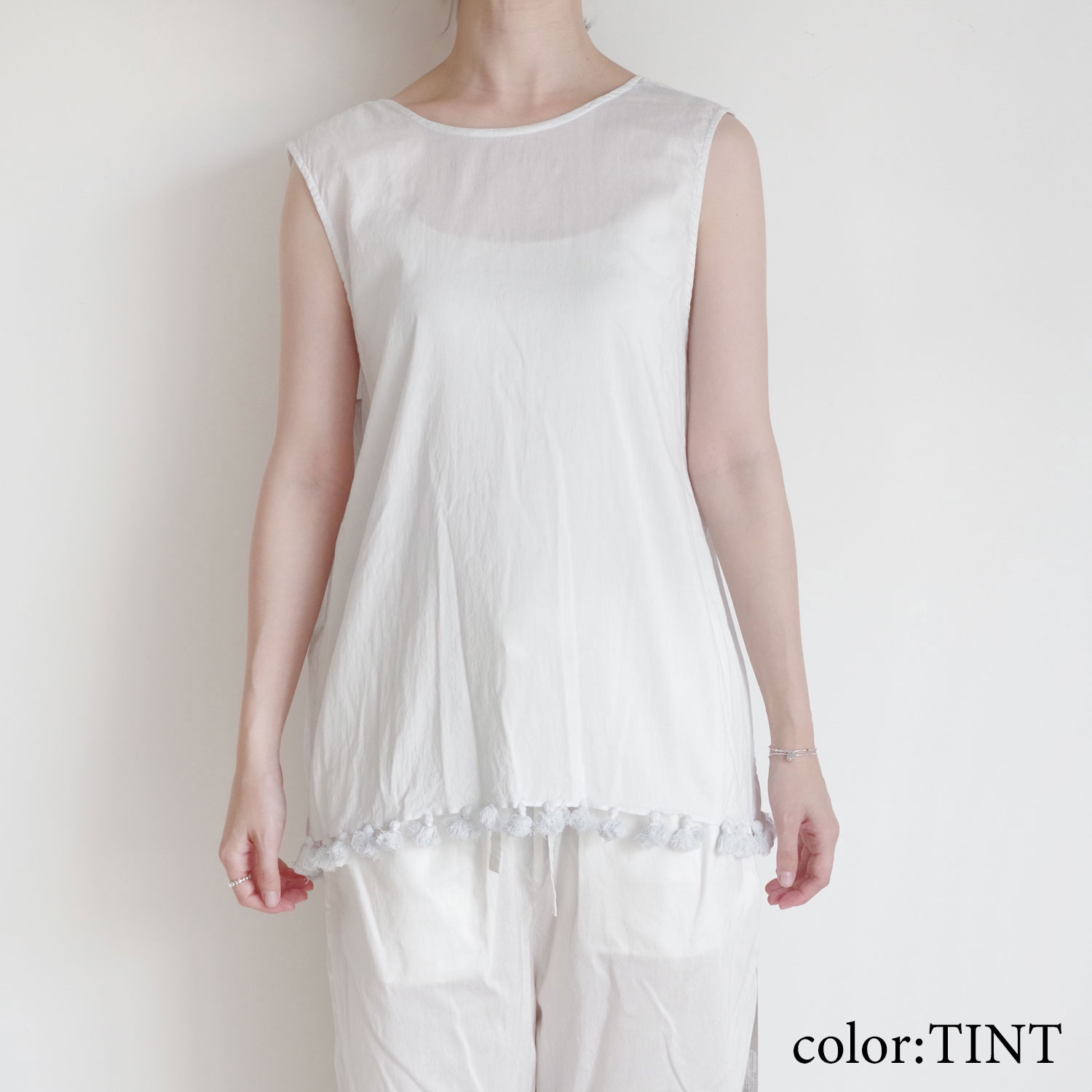 quitan ������ : SLEEVELESS TOP ���åȥ󥷥륯�Ρ����꡼�֥֥饦��