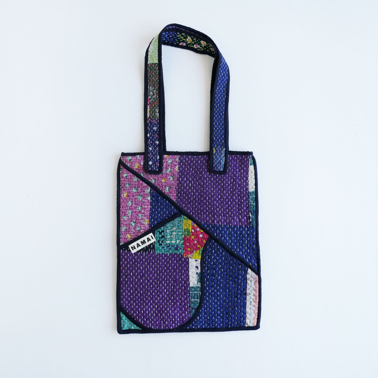 NAMAI �ʥޥ���THE TARUN QUILTED KANTHA BAG ���󥿥���ȥȡ��ȥХå�(F)