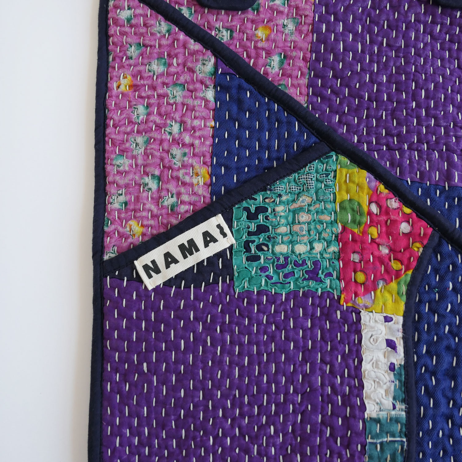 NAMAI �ʥޥ���THE TARUN QUILTED KANTHA BAG ���󥿥���ȥȡ��ȥХå�(F)