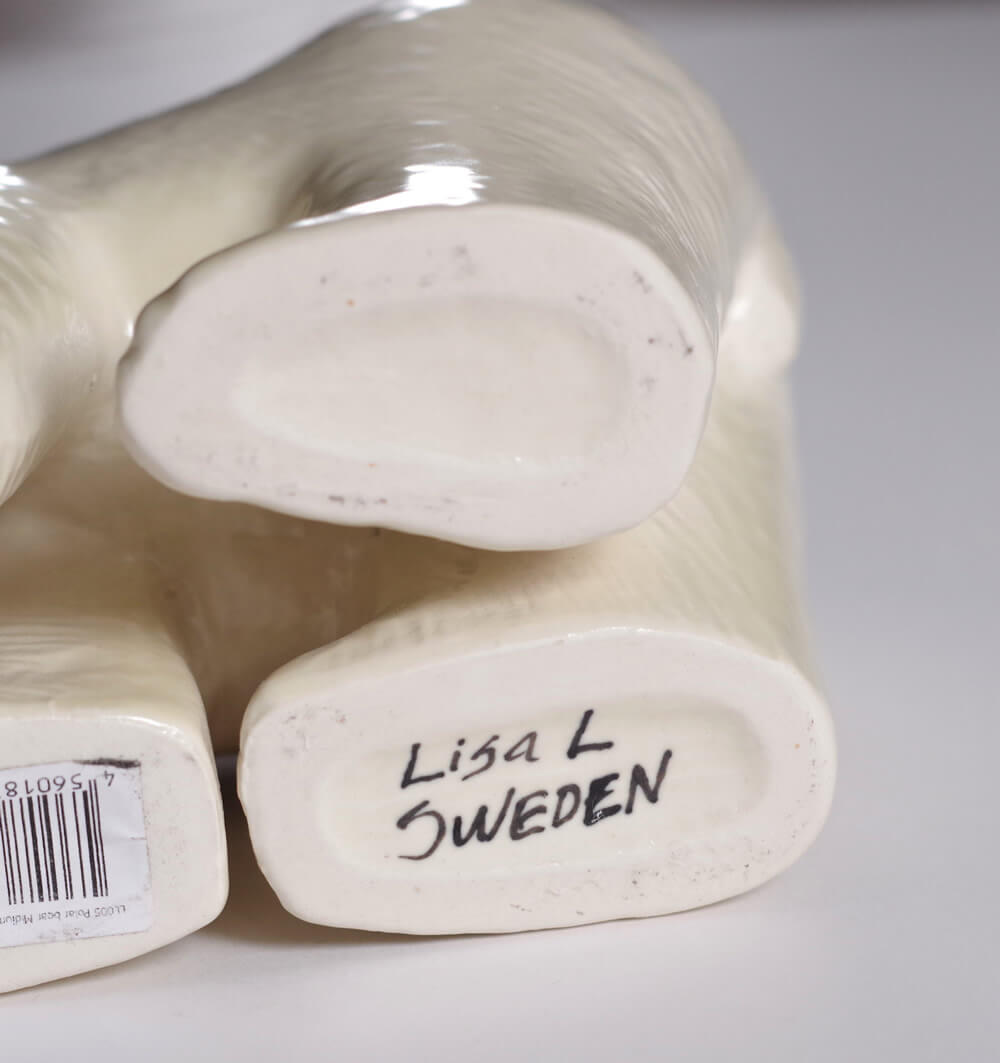 ꥵ顼  Lisa Larson  Polar bear Midium ݡ顼٥  ߥǥ