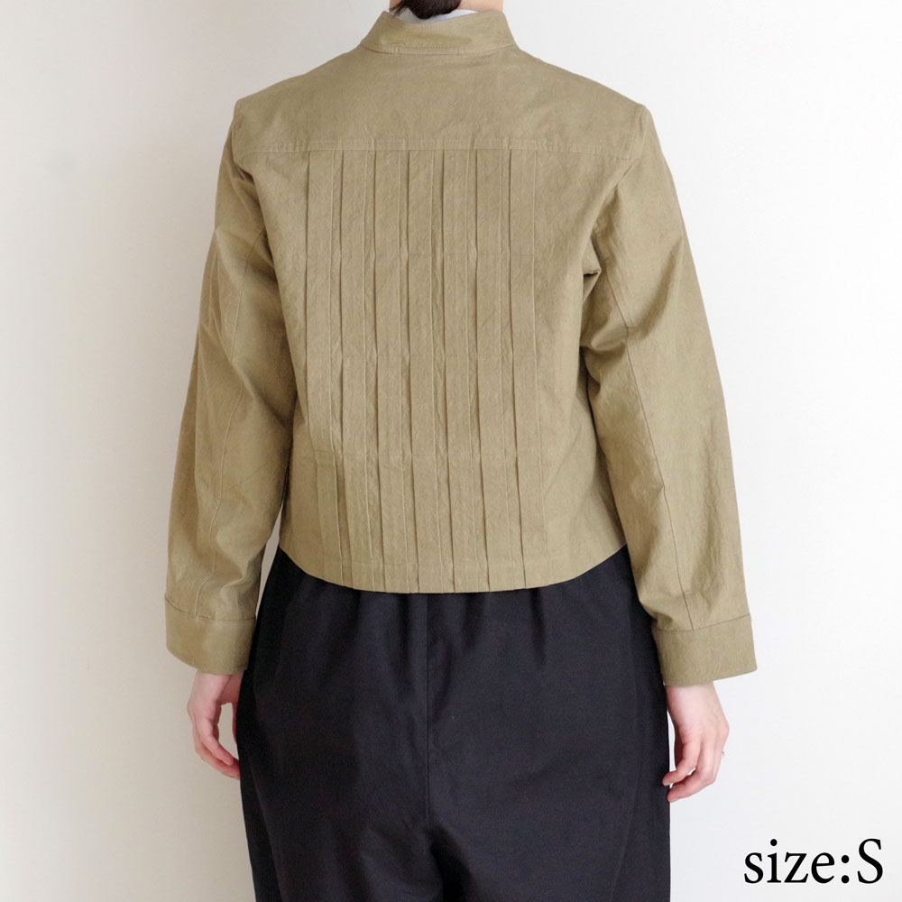 ECOLE DE CURIOSITES ��������ɥ���ꥪ���� : GILDA �ץ꡼�ĥե���ȥ��硼�ȥ��㥱�å� (Khaki beige)