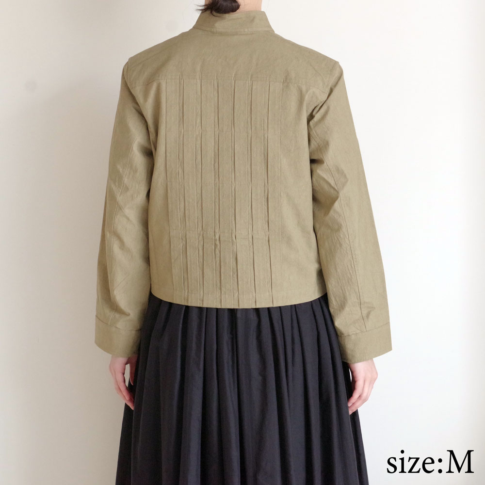 ECOLE DE CURIOSITES ��������ɥ���ꥪ���� : GILDA �ץ꡼�ĥե���ȥ��硼�ȥ��㥱�å� (Khaki beige)