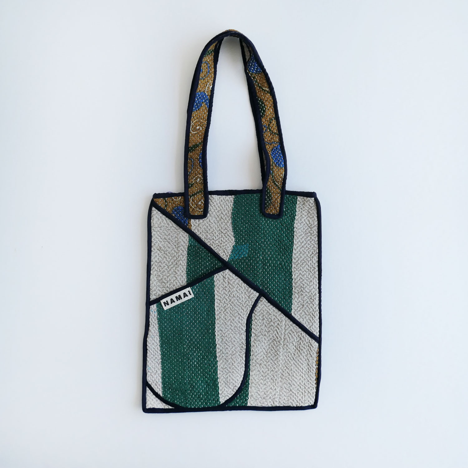 NAMAI �ʥޥ���THE TARUN QUILTED KANTHA BAG ���󥿥���ȥȡ��ȥХå�(G)