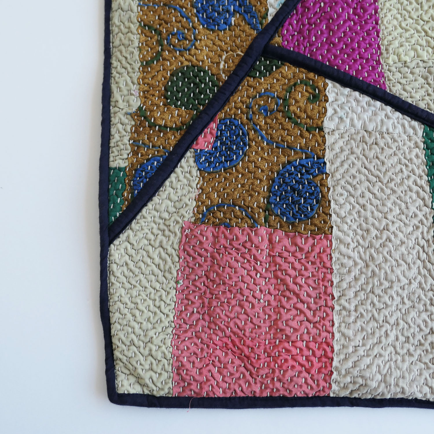 NAMAI �ʥޥ���THE TARUN QUILTED KANTHA BAG ���󥿥���ȥȡ��ȥХå�(G)
