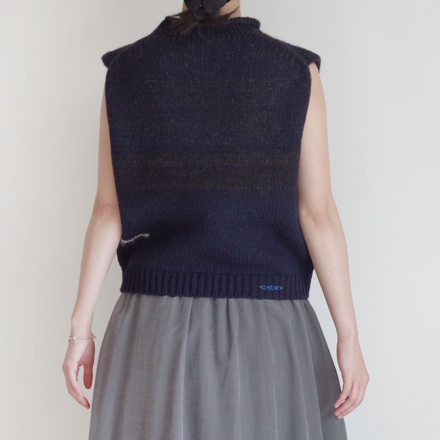 ECOLE DE CURIOSITES ��������ɥ���ꥪ���� : KLYDE Jersey Melange Stitch �˥åȥ٥���